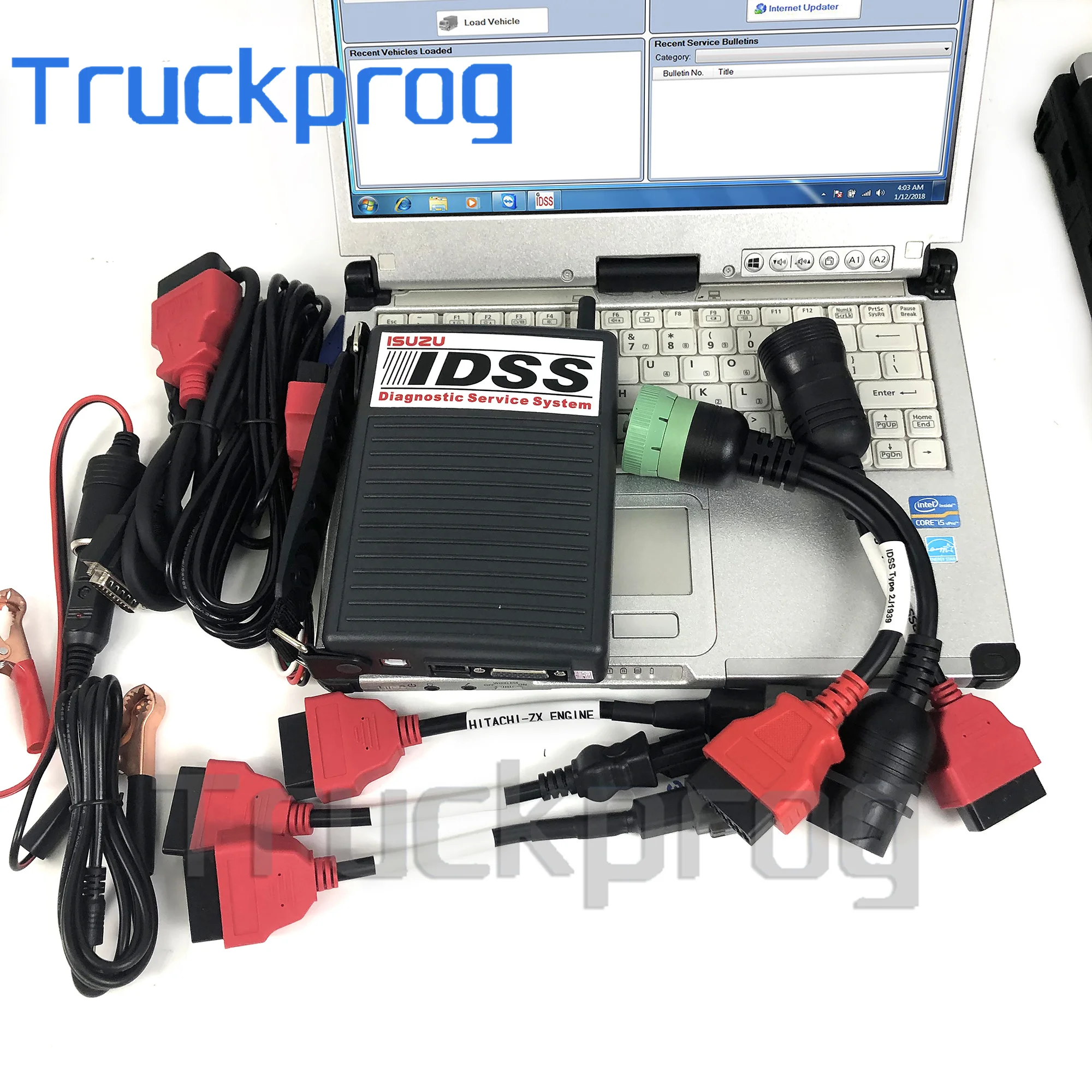 

C2 Laptop + For ISUZU IDSS III CANBUS G-IDSS E-IDSS Diesel engine Truck excavator EURO6 euro5 Diagnostic tool