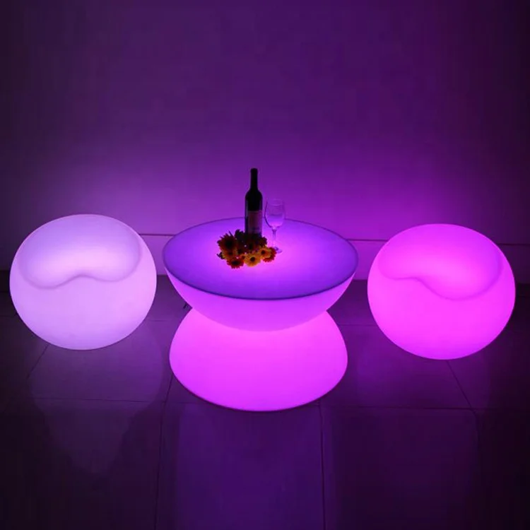 Wholesale Flashing Led Coffee Light Up Table