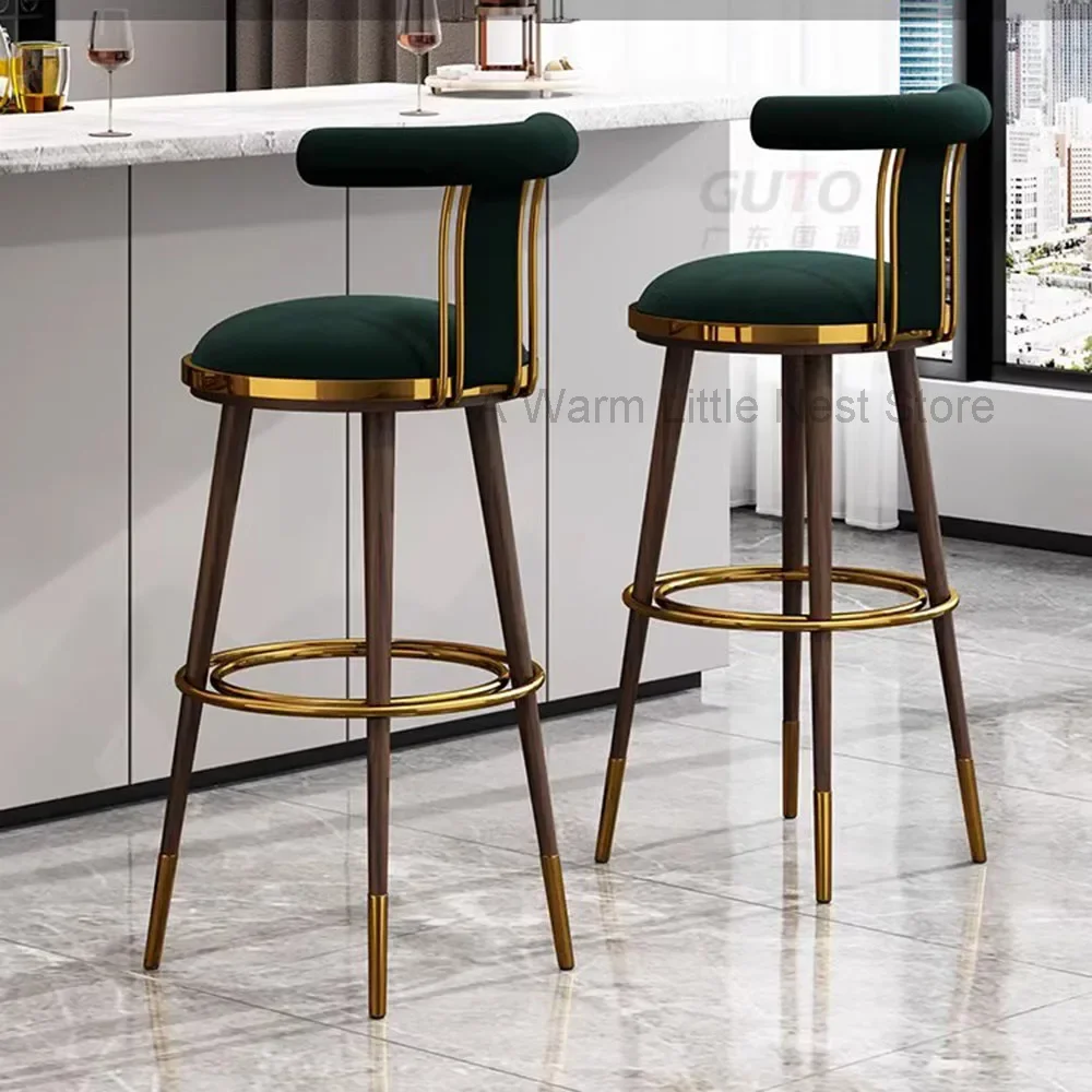 

Reception Luxury Bar Chair Vanity Designer Minimalist Fashion High Chairs Comfortable Banquet Tabourets De Bar Home Furniture