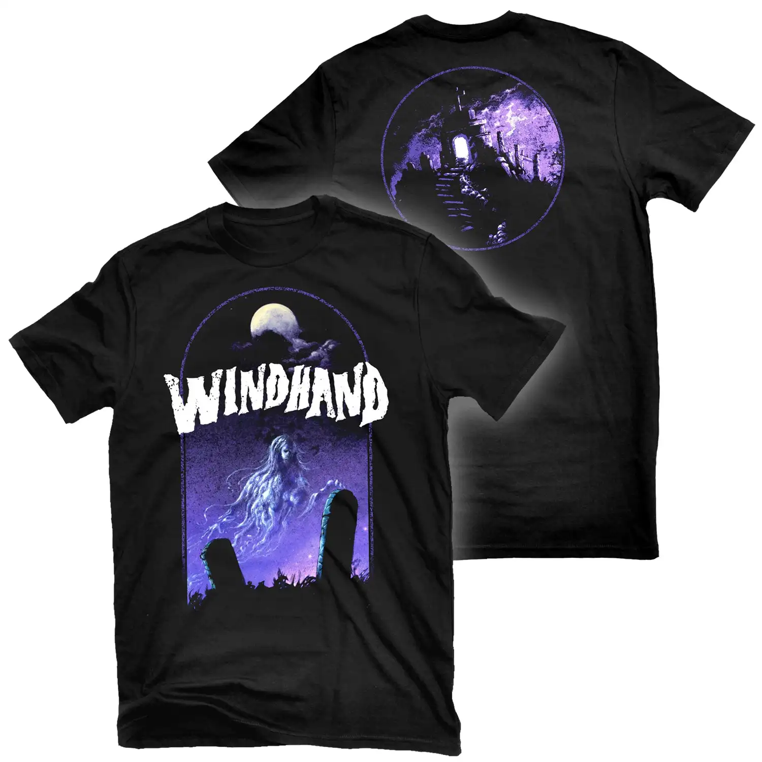 Windhand Sad Hell Flower Vintage Graphic T-Shirt Men Women Metal Rock Band Tee 100% Cotton Streetwear Top