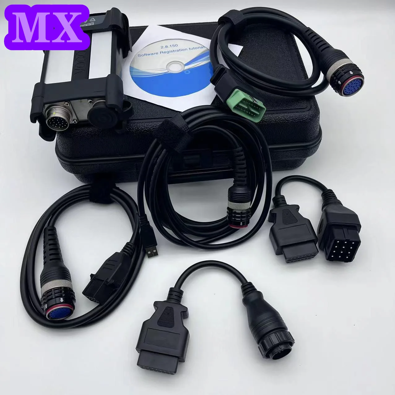 For Volvo 88894000 v2.7 and v2.8 diagnostic tools, made in China. The driver is Volvo 1, but it is faster than the first generat