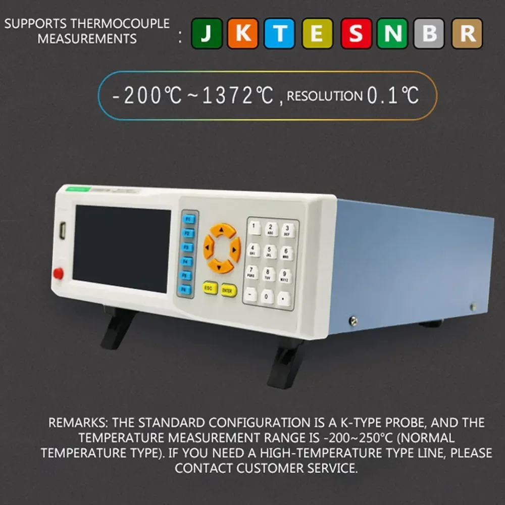 ET3916 Multi-channel Temperature Inspection Instrument Curve Column Usb Communication 64-channel Temperature Record Collector