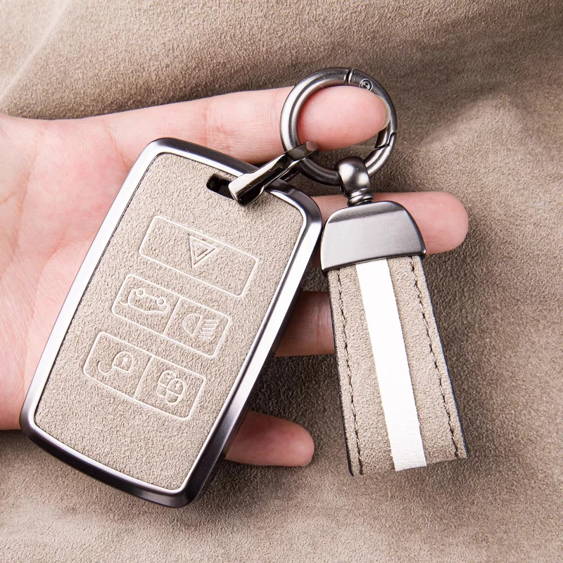 For Land Rover Range Rover Shell Discovery 4/5 Sport Evoque L Defender 110 Pack Star Pulse Keychain High End Flip Fur Keychain view 3