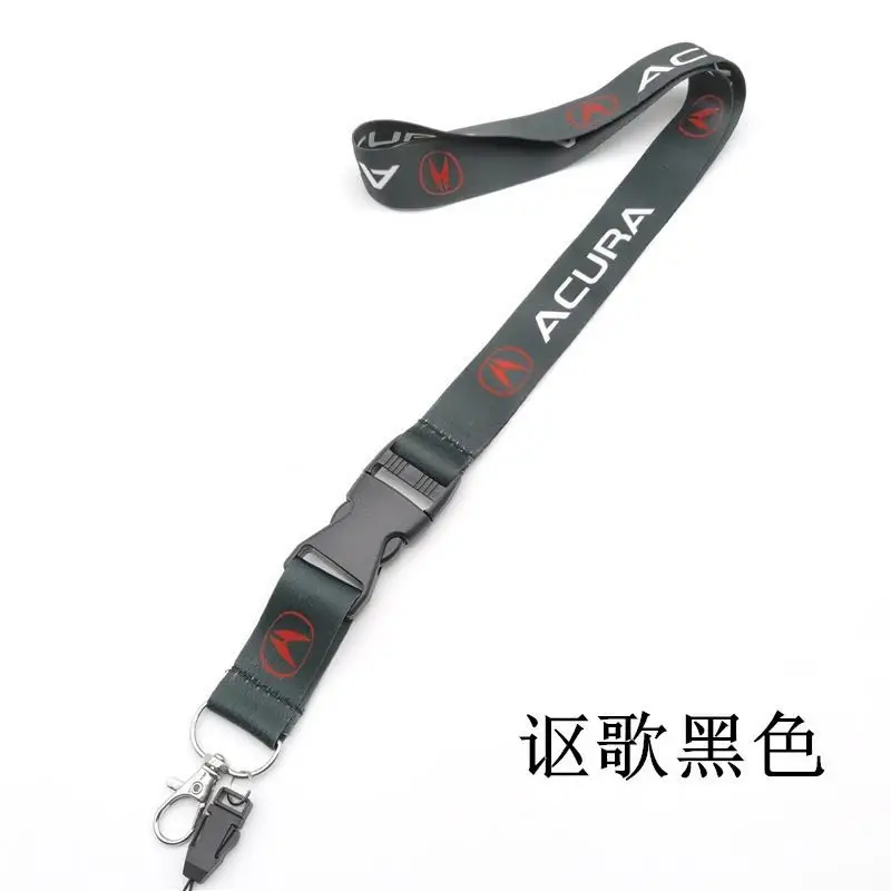 Cordón de nailon estilo de impresión negro blanco rojo azul llavero para Acura RDX Integra TLX CDX MDX RDX ZDX TLX TLX-L RLX TSX RSX NSX