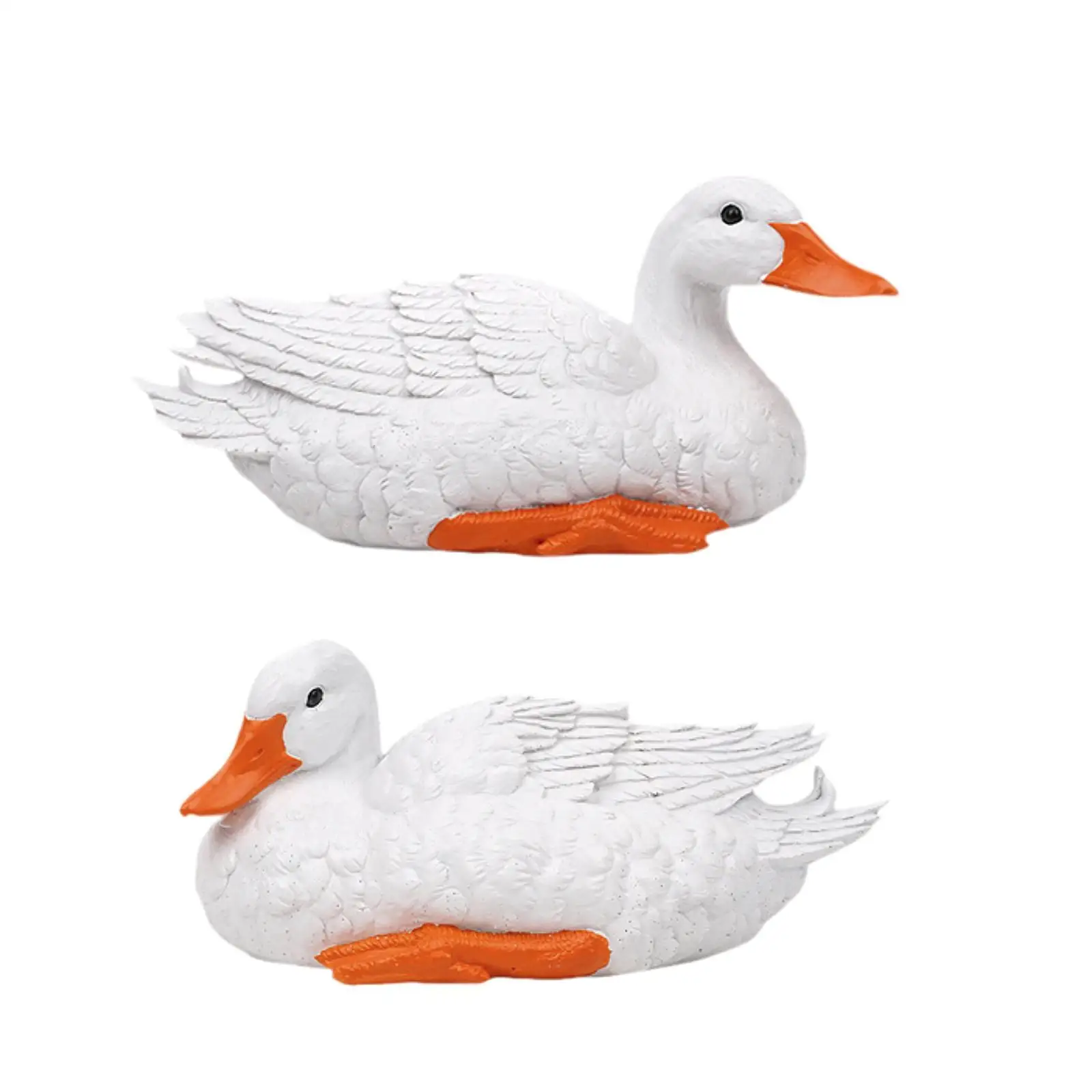 

Duck Garden Statue Resin Decorative Outdoor Animal Sculpture for Patio Lawn Pond Decoration for Gardens