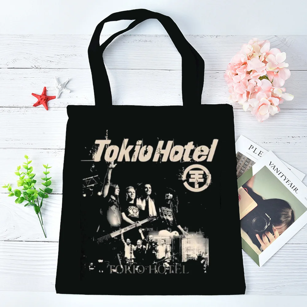 Tokio Hotel Arena Tour 2026 tote bag einkaufstasche reusable canvas  torba na zakupy grocery femme