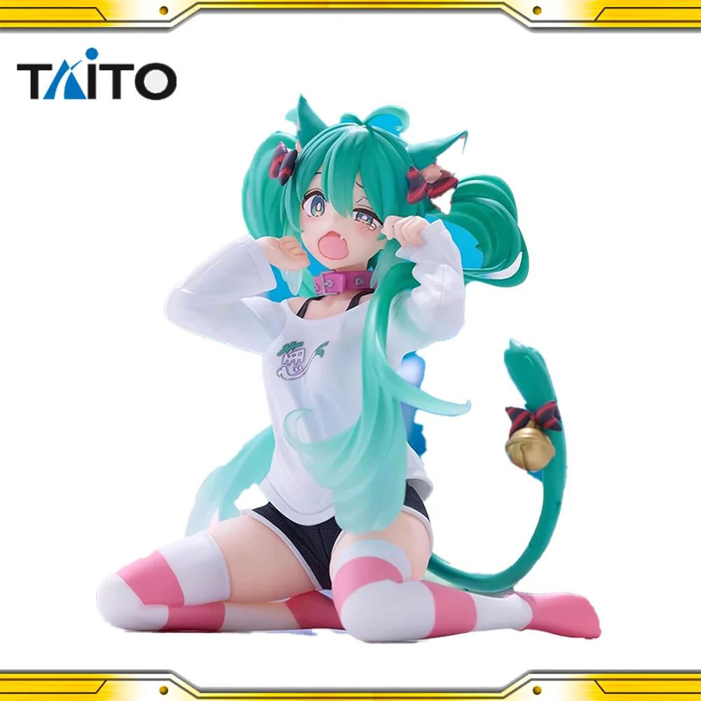 t-shirt-original-taito-hatsune-miku-avec-oreilles-de-chat-figurine-d'action-en-pvc-modele-de-jouets-cadeaux-a-collectionner-en-stock