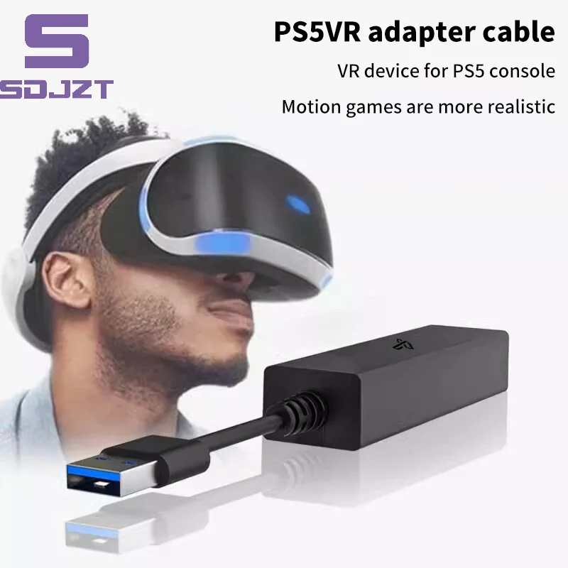 NEW For PS5 VR Cable Adapter For PS5 Console USB 3.0 Mini Camera Connector For PS VR To P5 Cable Adapter For PS5 Accessories