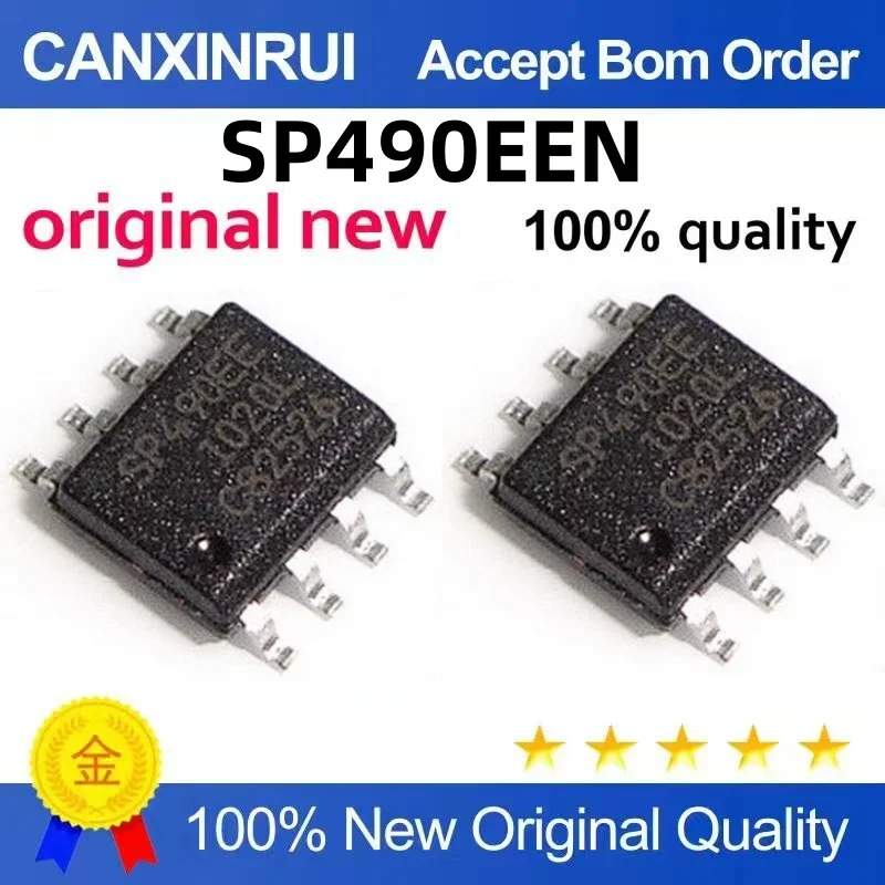 (10-300piezas)New original SP490EEN silk screen printing SP490EE SOP14 spot chip IC one start