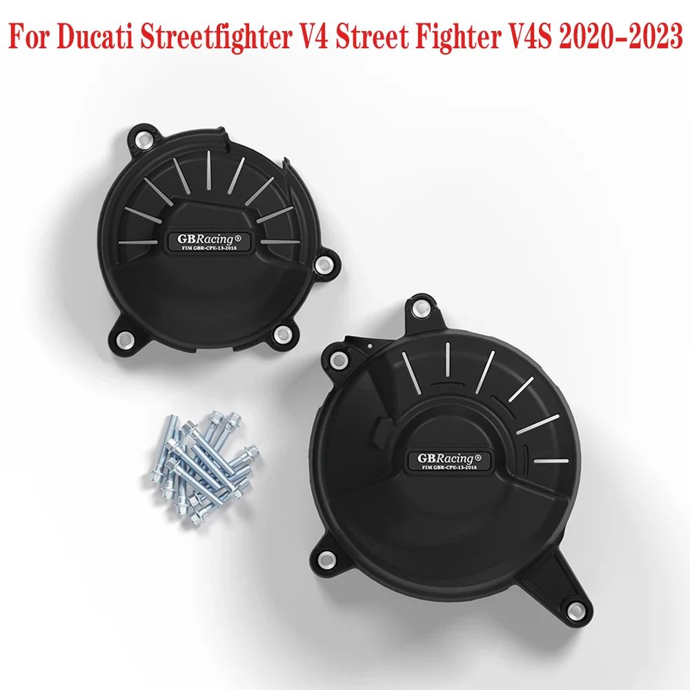 

For Ducati Streetfighter V4 2020-2022 Engine Protection Cover Streetfighter V4S Motorcycle Engine Case Guard Saver