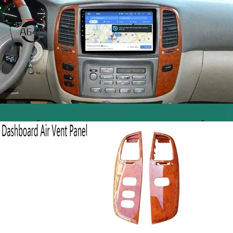 

A64P-For Toyota Land Cruiser LC100 FJ100 Ujz100 Car Dashboard Air Vent Panel Air Conditioner Outlet Vents Trim
