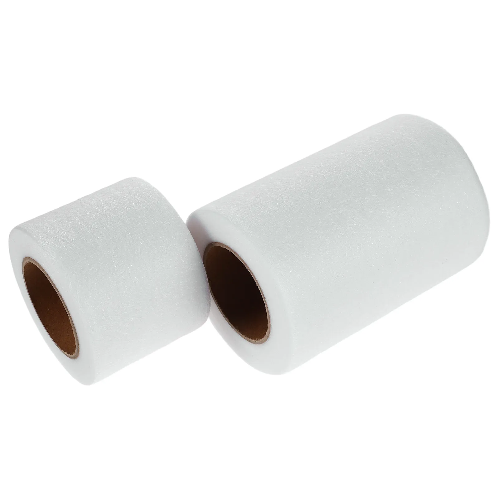 2Pcs Double-Sided Fusible Web 20M Lightweight Seamless Heat-Melt Fabric Glue Sheet for DIY Garment Repair Home Textiles Craft