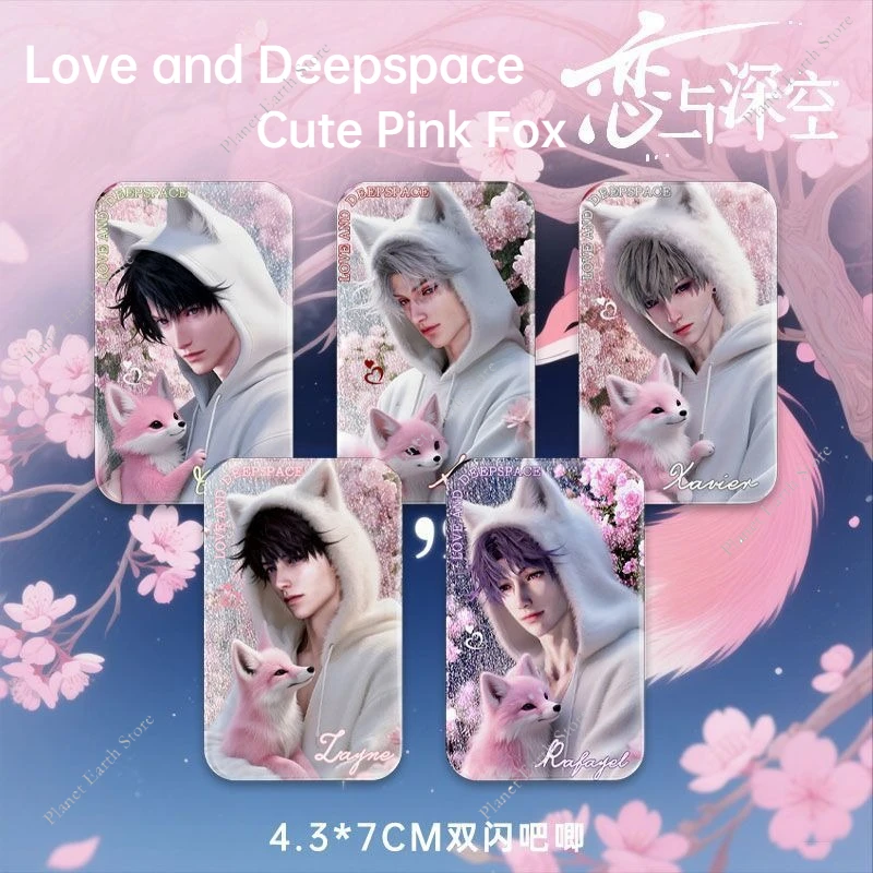 

Игра Love and Deepspace Sylus Caleb Xavier Zayne Rafayel, прямоугольный значок с милой лисой, брошь, аксессуары для рюкзака, подарки для фанатов