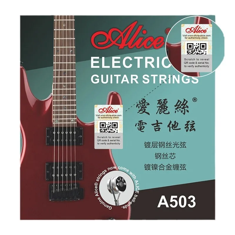 Alice Electric GuitarString A503 Electric Guitar Special 009 Strings 1 / 2 /6 String Set Bulk Universal Strings