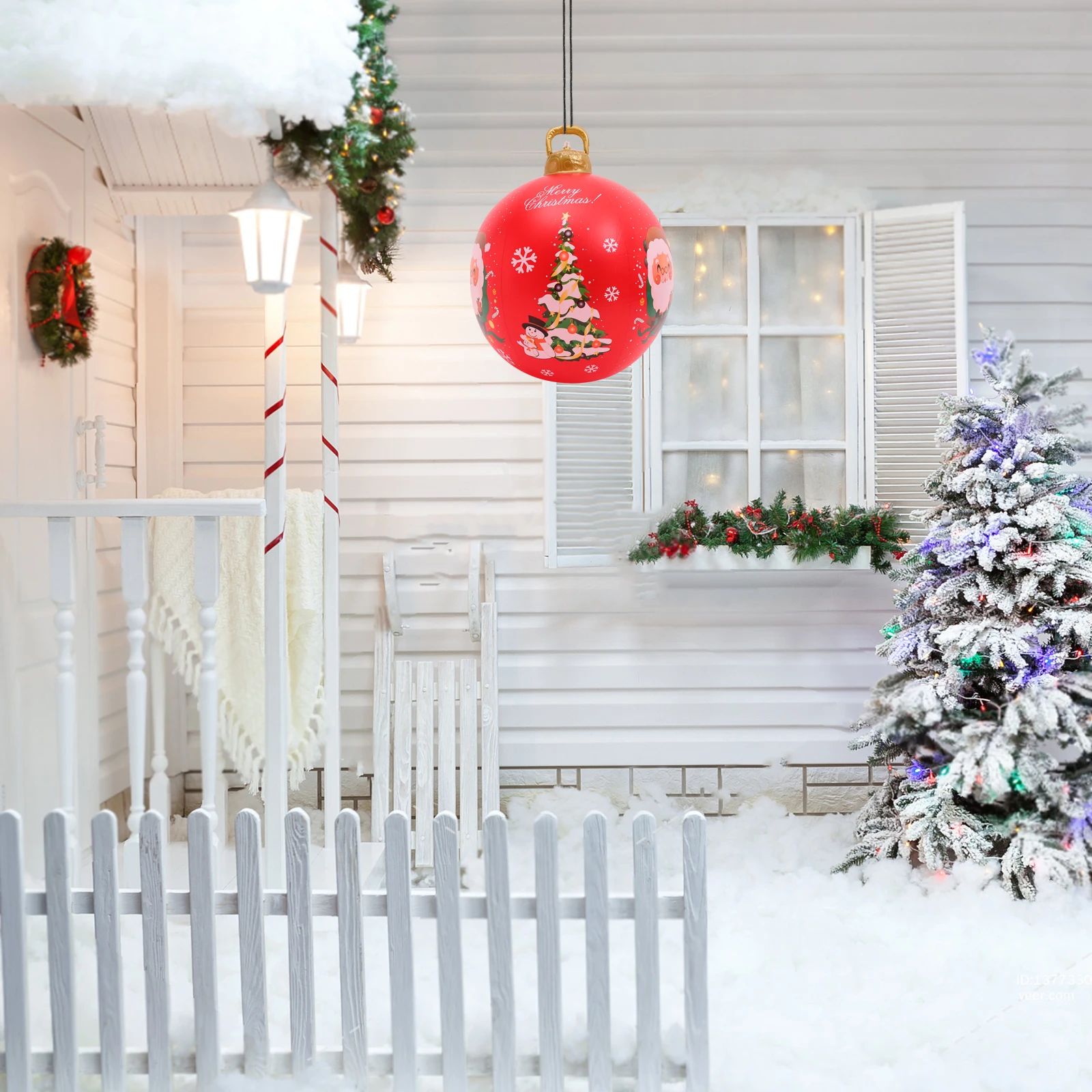 

Inflatable Christmas Decoration Large Inflatable Xmas Ball Ornament Outdoor Holiday Decor Christmas Inflatables Ball