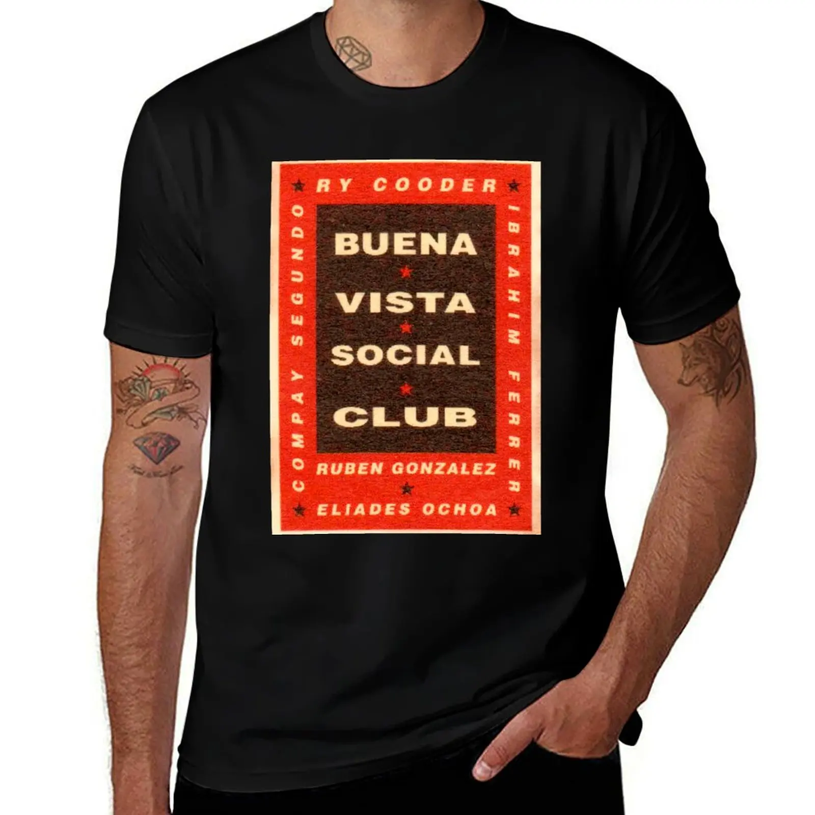 Buena Vista Social Club T-Shirt Soft Cotton Print T-Shirt