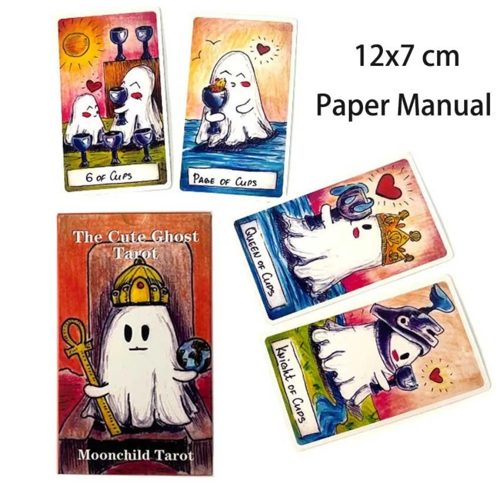 

Cute Ghost Tarot 12x7 cm Paper Manual Card Games