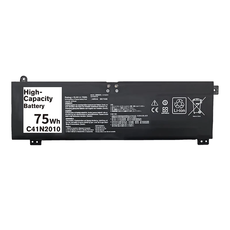 C41N2010 15.4V 75Wh Laptop Battery for ASUS ROG Strix G15 G513IC G513IE G513IH G513QC G513QE ROG Strix G17 G713QE