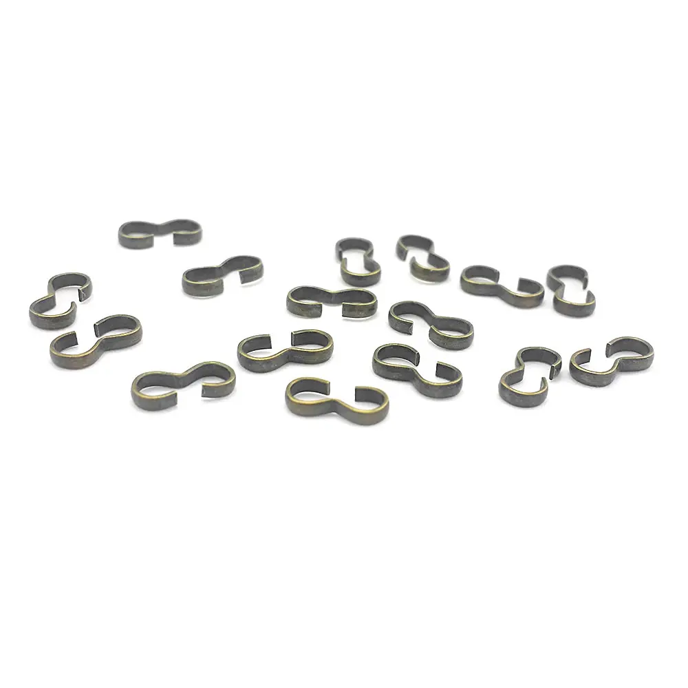 Gold Color Brass Rope Clasps Closed Rings Connect Clasps High Quality Diy Jewelry Making Necklace Accessories for Women