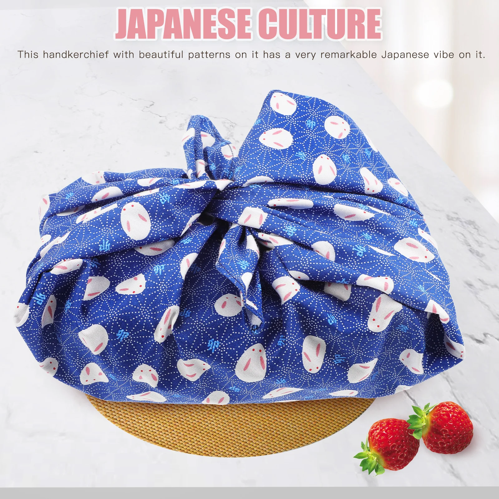 

Handkerchief Square 50x50 Japanese Wrapping Cloth Bento Packing Lunch Box Picnic Kitchen Bar Safe Gift