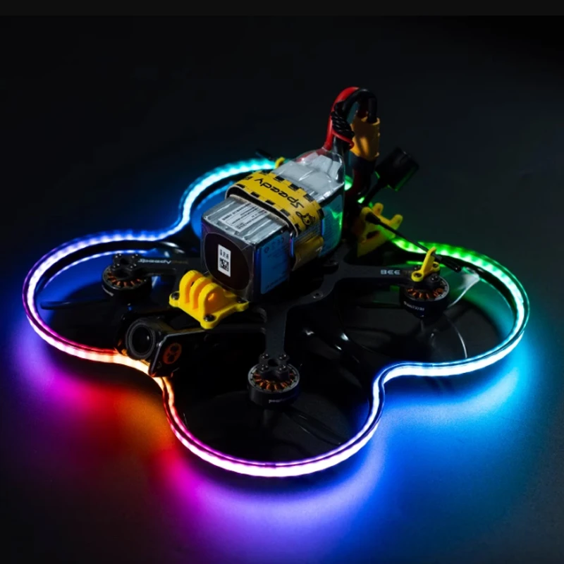 SpeedyBee Bee35 Meteor LED 785mm Flexible Strip Configuration Wireless Light 126pcs Lamp beads For 2.5~3.5inch Cinewhoops Drones