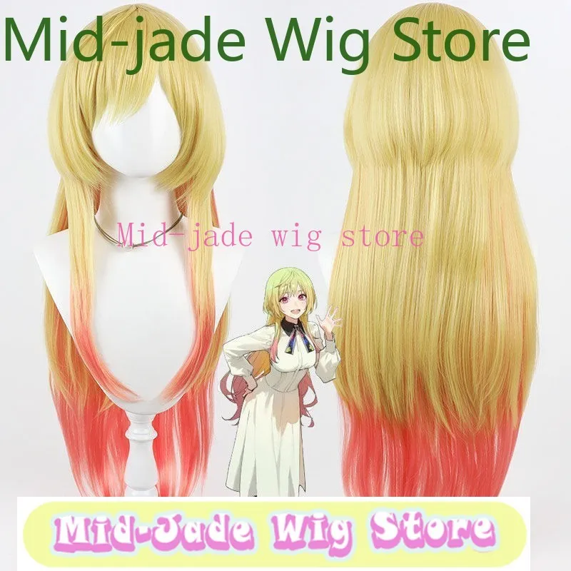 

MARRIAGE TOXIN MEI KINOSAKI COSPLAY WIG PINK SHORT HAIR WITH PONYTAIL HALLOWEEN PARTY ANIME COSPLAY WIGS