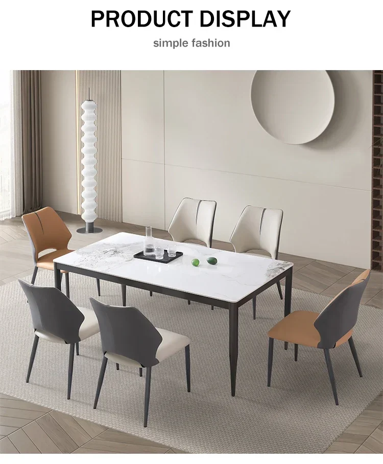 'Modern Home Furniture dinning table set for 4 seater Marble Dining Table Set For Restaurant