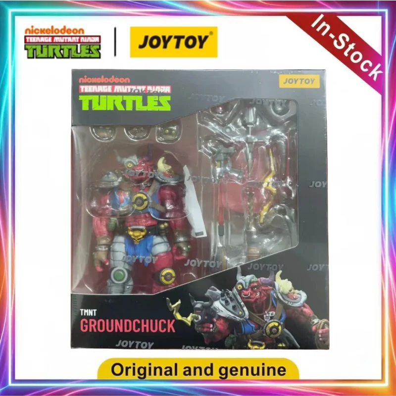 joytoy-tmnt-groundchuck-1-18-action-figure-modellino-giocattolo-regalo-da-collezione-ornamento