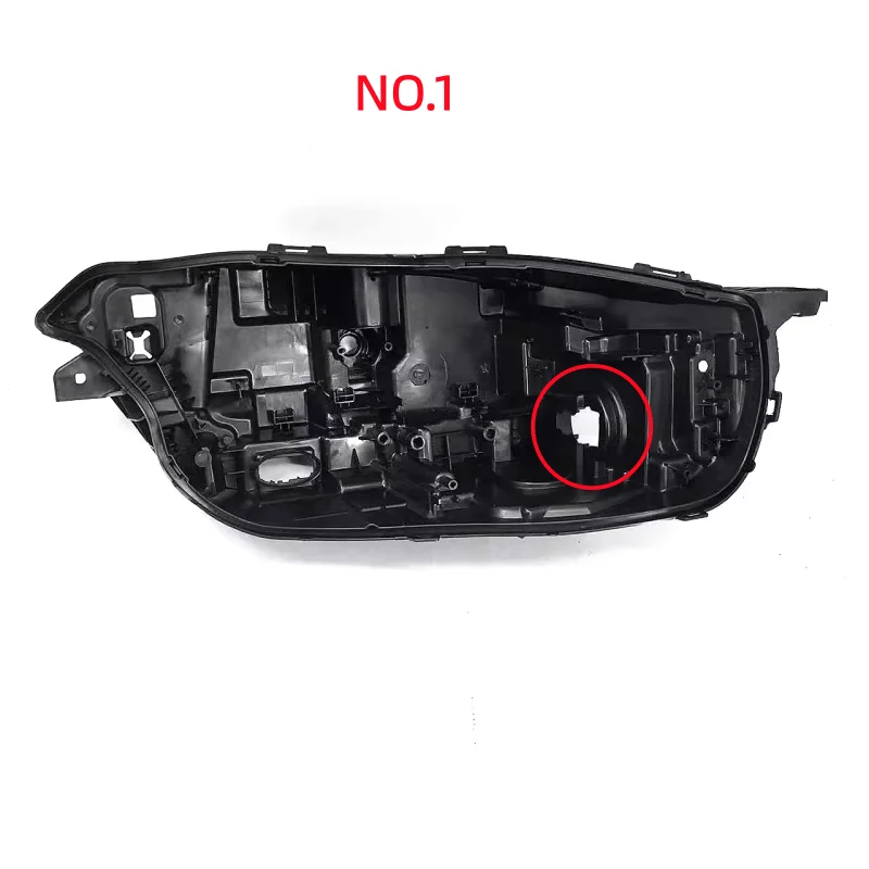 For Volvo XC90 2015 2016 2017 2018 2019 2020 -2024 Headlamp Base Headlight Rear Shell Replace Headlight House Black rear shell