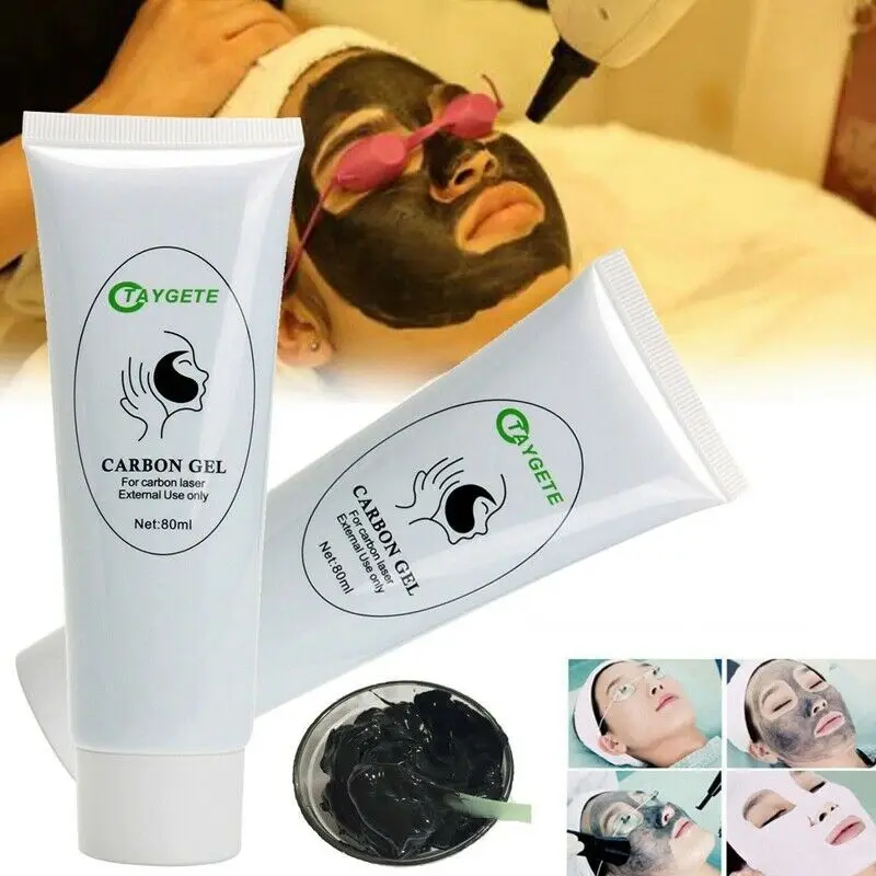 10PCS 5PCS 2PCS 1PCS Safe Carbon Cream Gel For ND YAG Laser Skin Rejuvenation Whitening Peeling Deep Cleaning 80ml /PCS