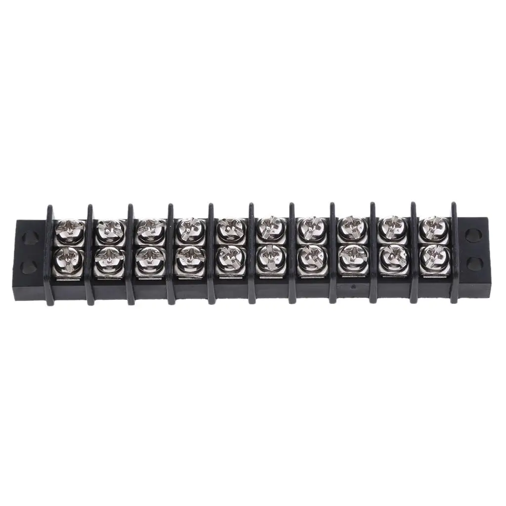 10 Gang Terminal Junction Block Plated Brass Screw for Boats