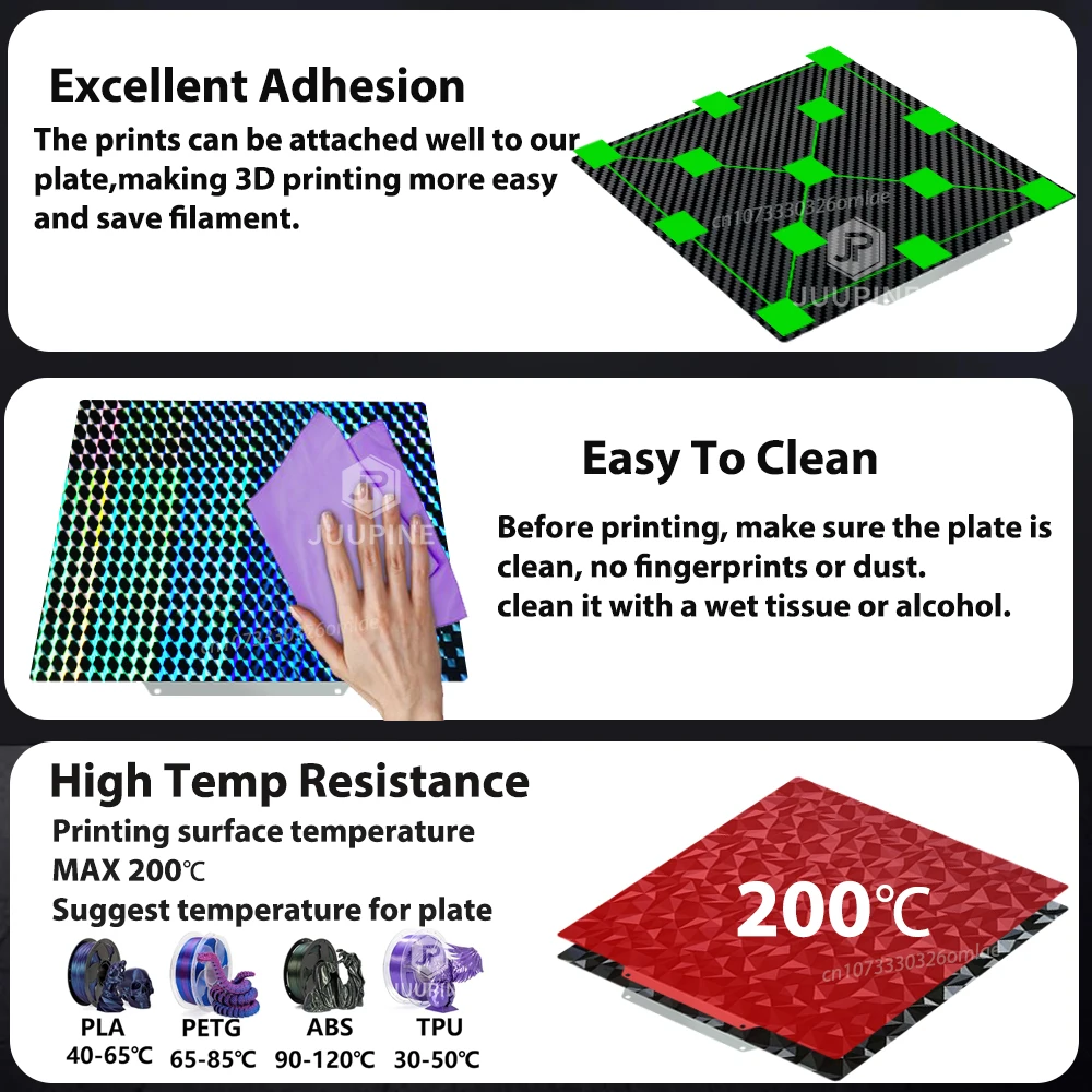 أو Anycubic Kobra 2/ Kobra 2 Pro/ Kobra 2 Neo/Kobra go PEO PET Pei لوحة بناء مزدوجة الجانب محكم ورقة سرير ساخن ناعم