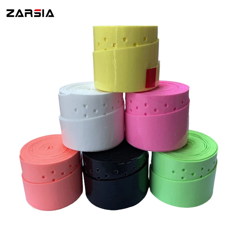 3pcs Retail ZARSIA 0.55 mm Perforated Tennis Overgrip,Sticky tennis Grip ,Tacky badminton racket overgrips