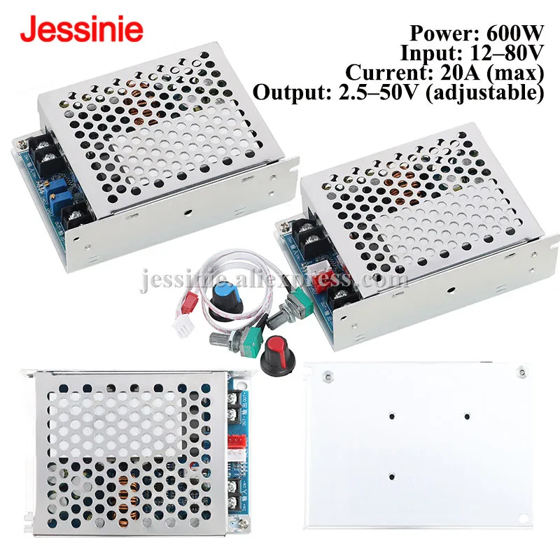 600w-20a-調整可能な降圧モジュール定電流-定電圧降圧ボード-72v-60v-48v-バッテリーから-36v-24v-19v-12v-へ