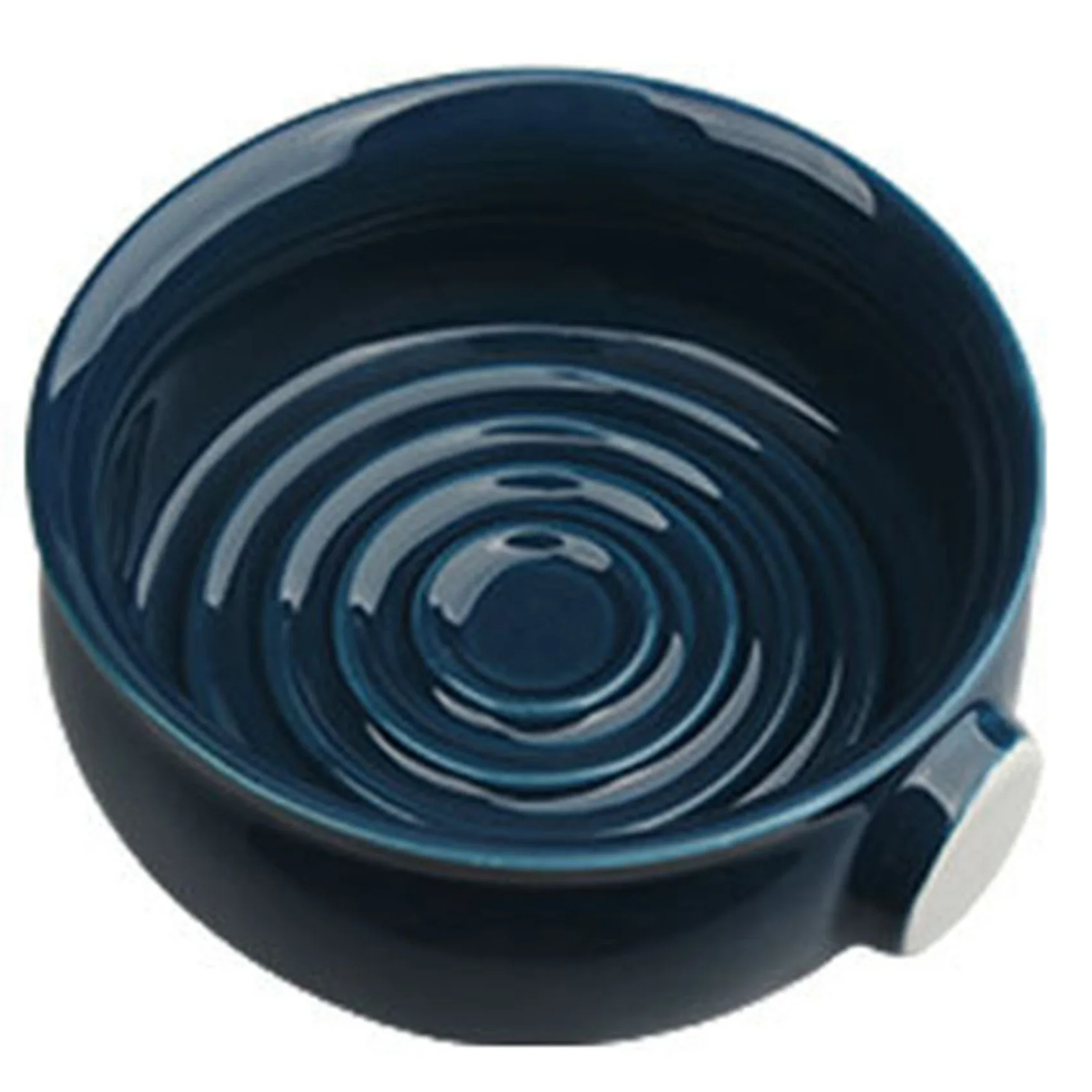 FZFZ 2X мужская кружка для бритья, чашка с резьбой, широкий рот, для бритвенной щетки и мыла для бритья, королевский синий и темно-синий