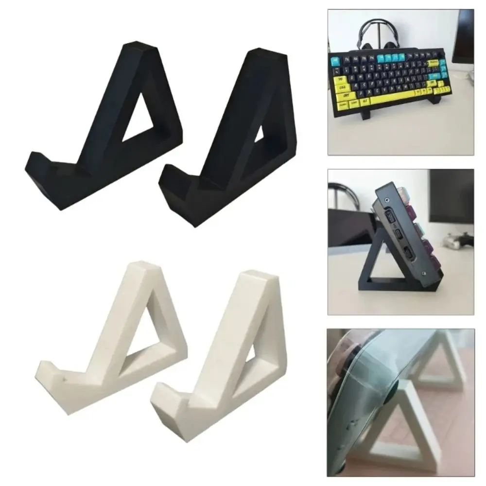 2Pcs Durable Plastic Keyboard Display Stand 3D Printing Lightweight Keyboard Holder Anti-Slip Keyboard Storage Rack