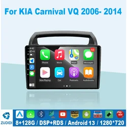 Car Radio For KIA Carnival Android Auto All-in-one VQ 2006- 2014 Multimedia Player Navigation GPS CarPlay Stereo 2din