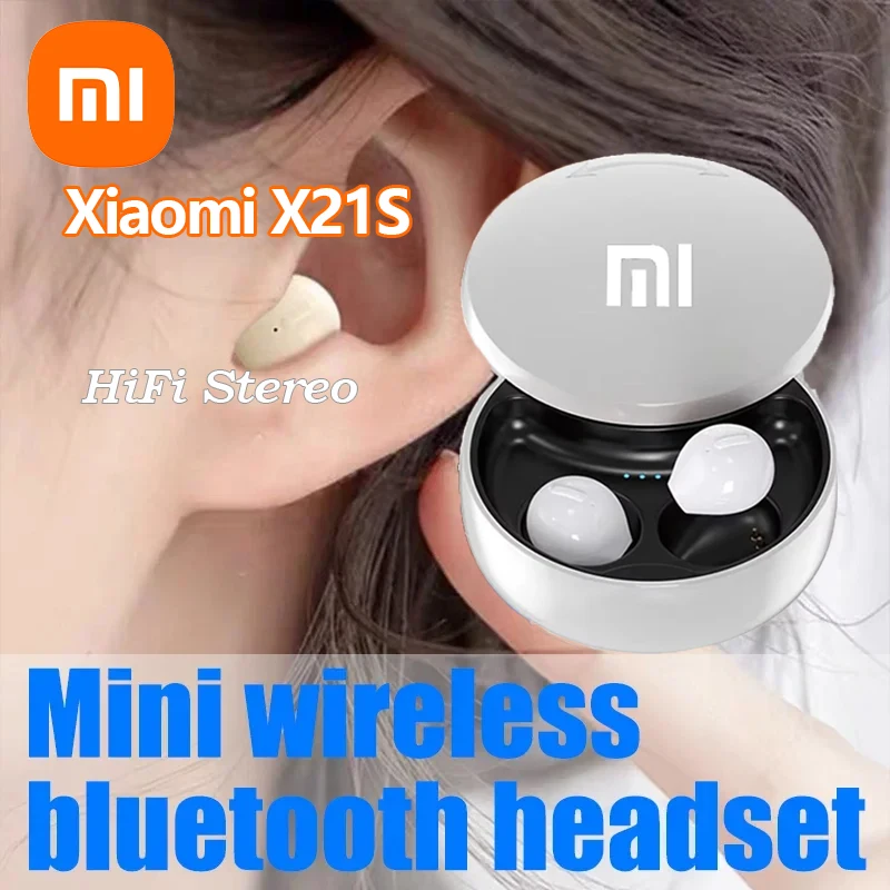 

Xiaomi X21S Mini in Ear Wireless Headphones TWS Bluetooth Headset HiFi ACC Stereo Sound Earphone Sports Gaming Earbuds with Mic