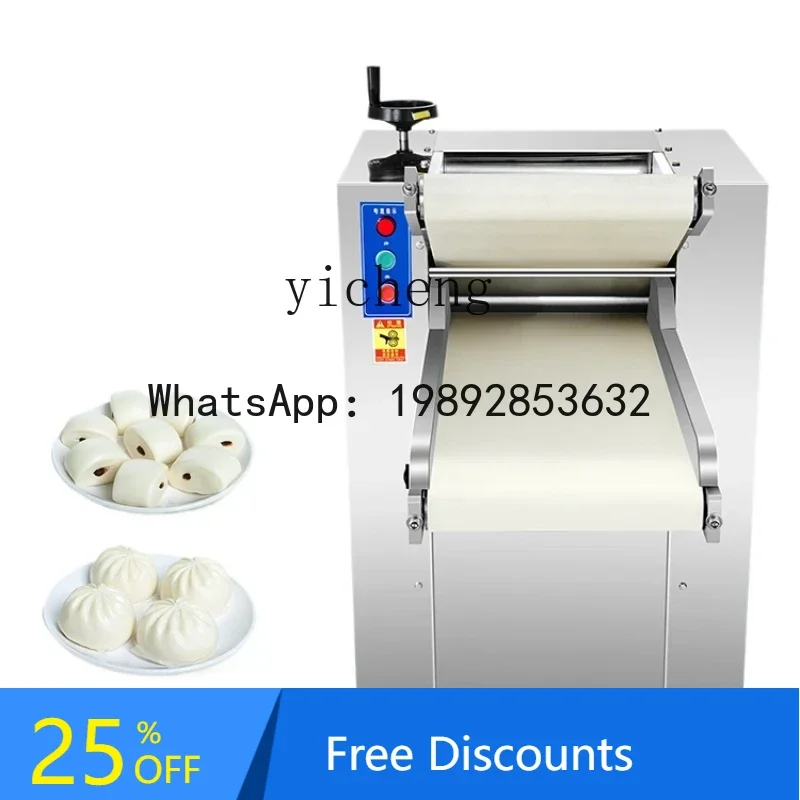 

A1 Commercial Electric Noodle Press Small Household Stainless Steel Noodle Rolling Machine Automatic Noodle Kneader