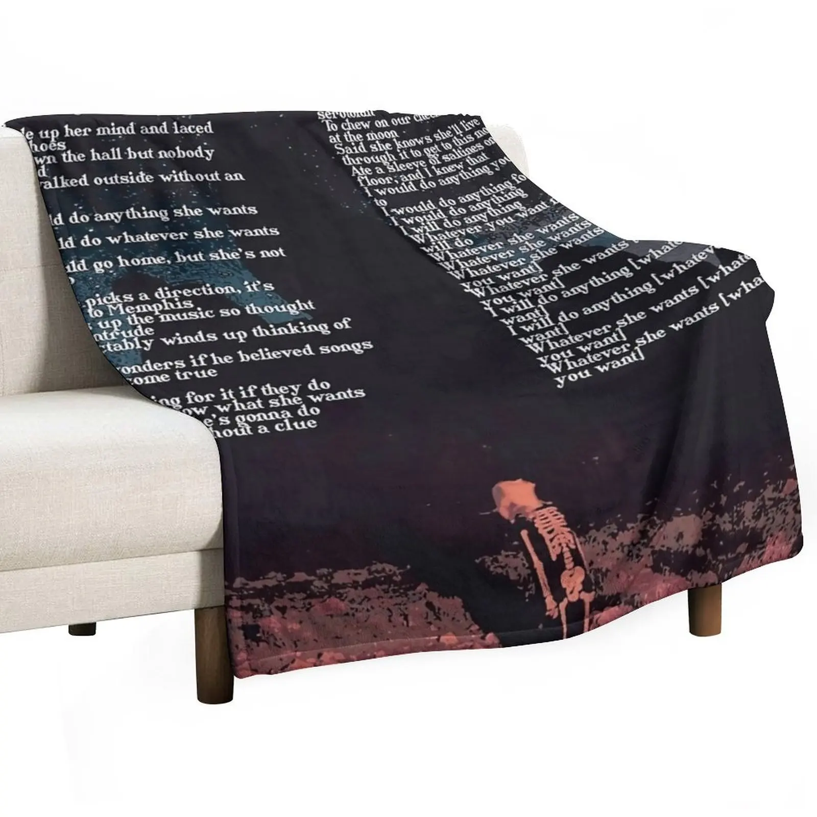 Graceland Too by Phoebe Bridgers Throw Blanket Picnic Personalized Gift Blankets Sofas Of Decoration Blankets