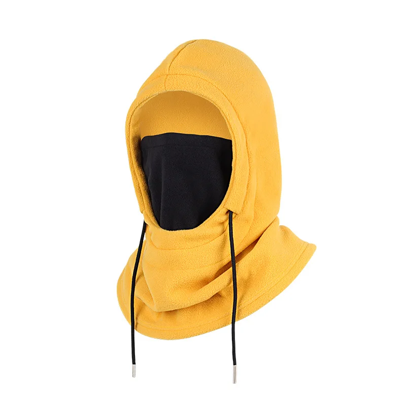 Winter Thermal Fleece Head Cover Windproof Face Mask Neck Cover Balaclava For Men Women Outdoor Sport Cold-proof Ski Cycling Hat