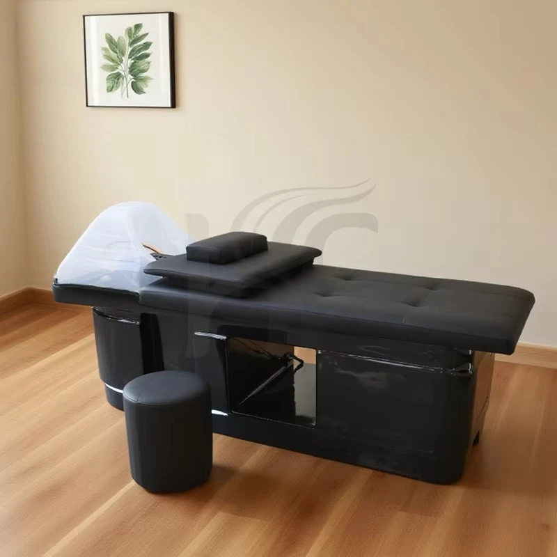 Multifunctional Thai Hair Washing Hair Massage Hydrotherapy Shampoo Bed Spa Head Water Therapy Circulation Shampoo Beds