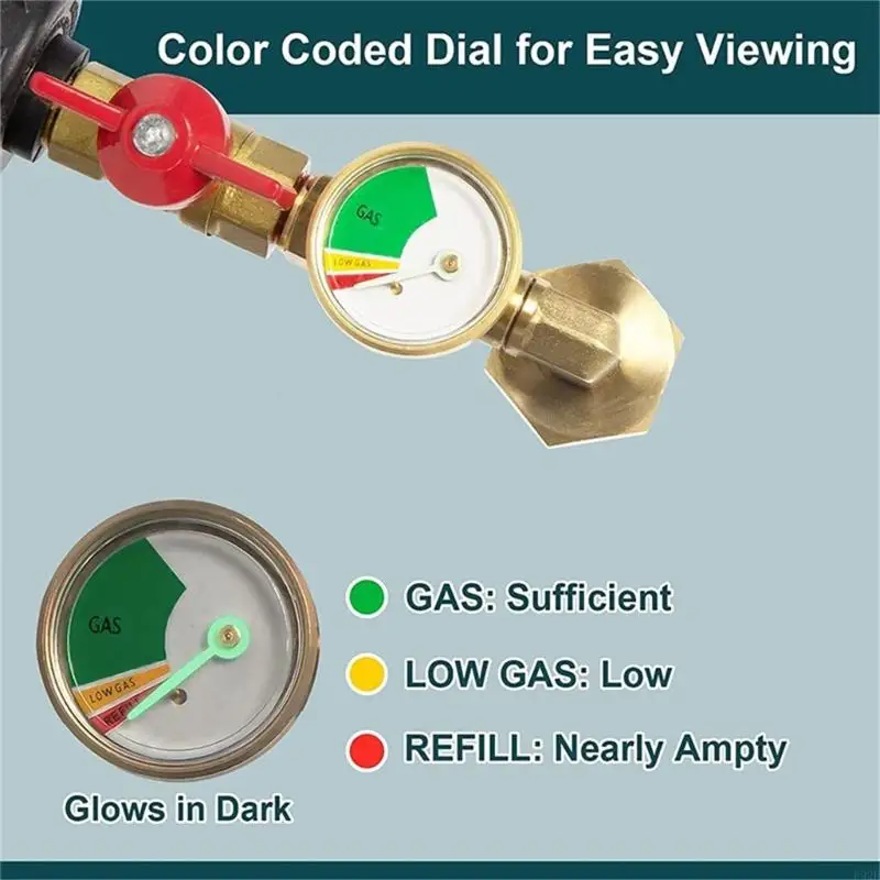 F92F نفخ زجاجة بروبان فعالة مع محول بروبان محول دائم مثالي للشواء والتخييم