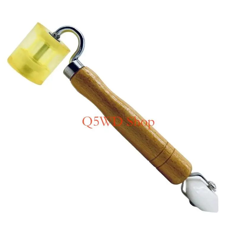 بكرة التماس الخشبية Q5WD، بكرة التماس متعددة الأغراض، بكرة التماس متعددة الوظائف، سهلة الاستخدام لطبقات التسقيف الناعمة