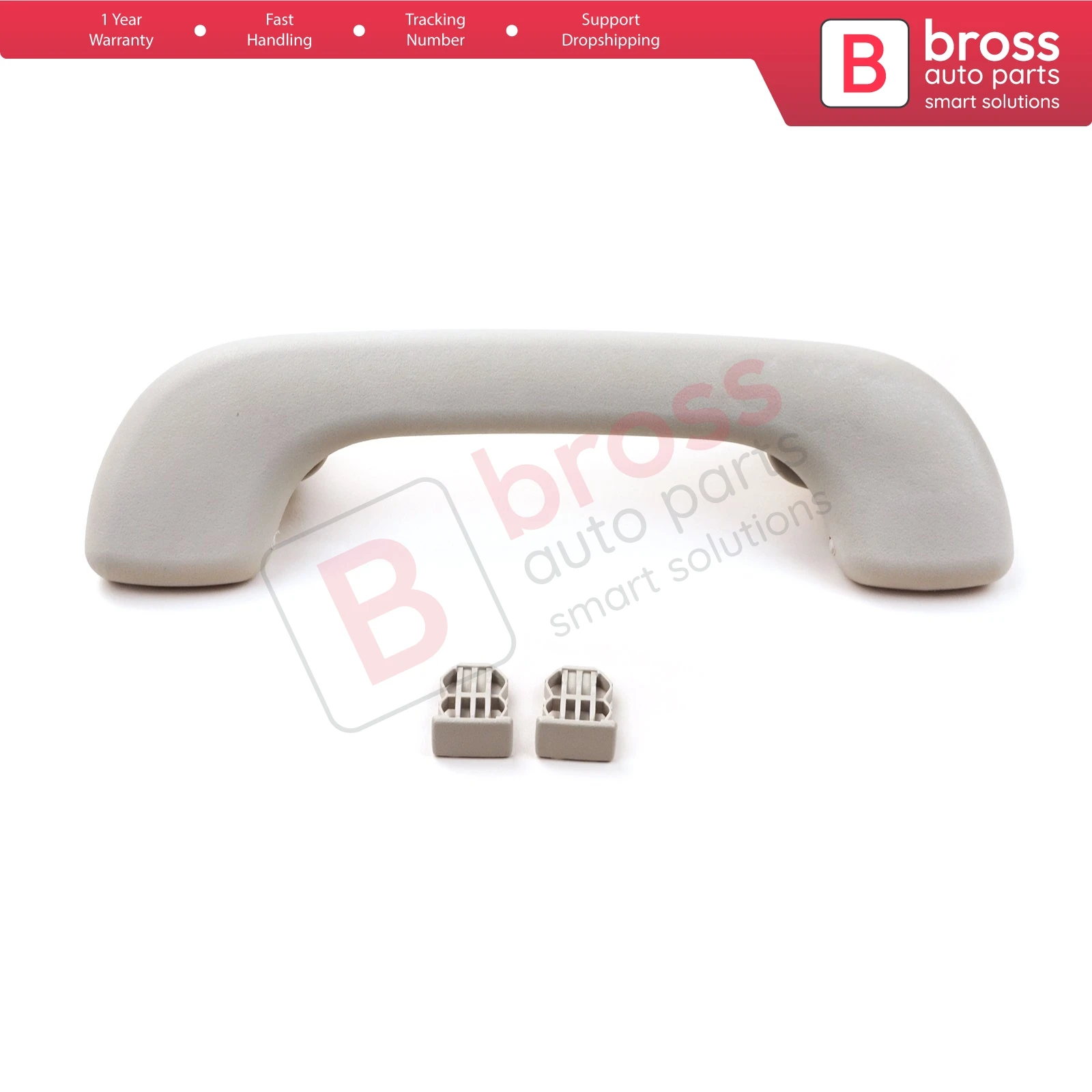 BDP1182 Front Passenger Roof Grab Handle Light Gray 739410013R for Renault Megane Scenic 3 Clio 4 Kadjar Captur Master 3 Movano