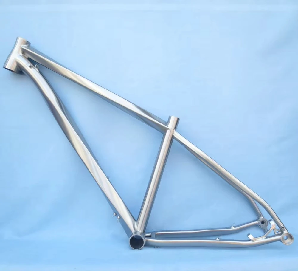 G.R9 Titanium 29ER MTB Frame with 44mm Integrated Headtube,Belt Drive Splitter and Rohloff Sliding Dropouts
