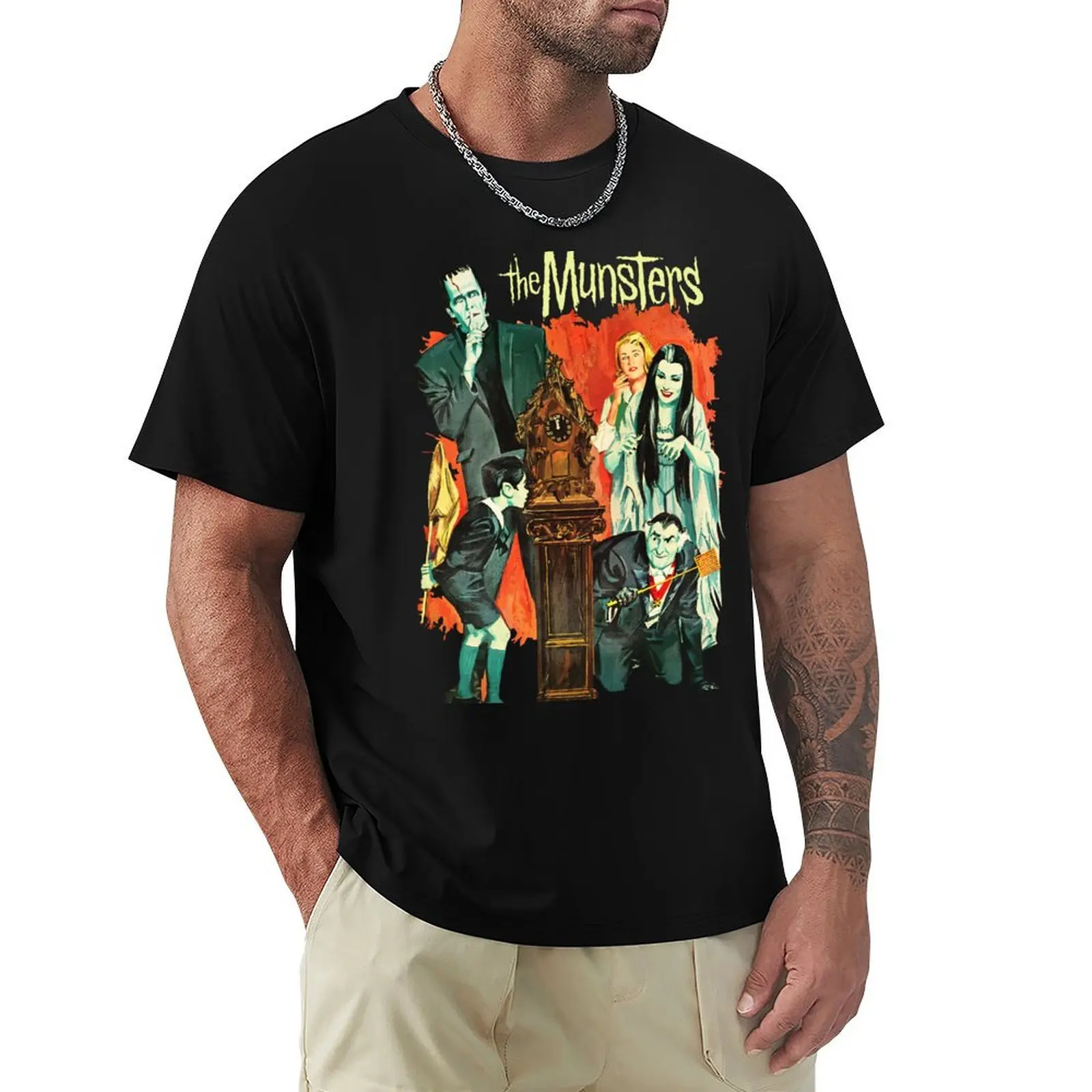 The Halloween Munsters T-Shirt Big Size Daily Wear T-Shirt