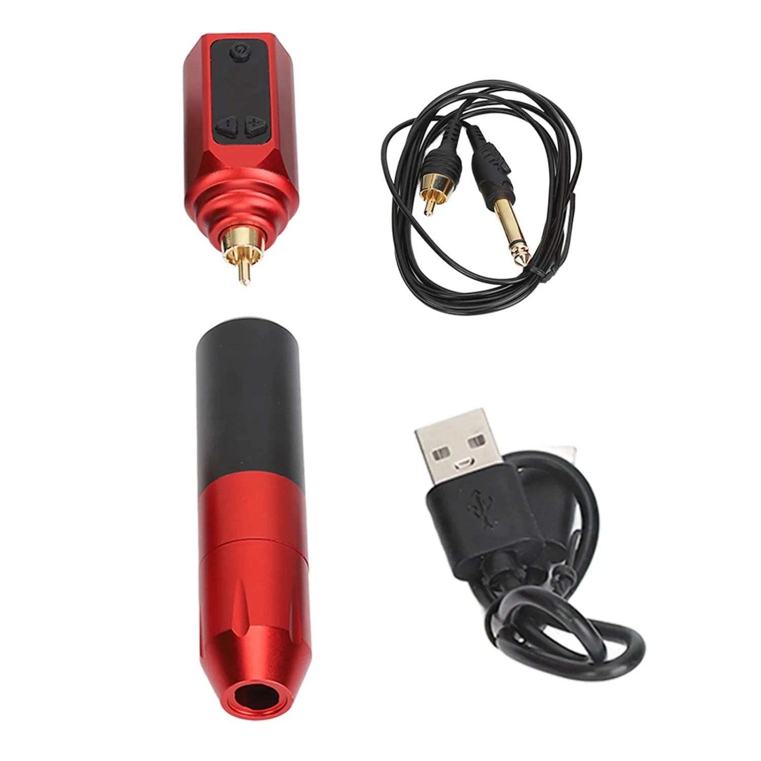 

Tattoo Pen Machine Kit 1500mAh Interface LED Display Wireless Tattoo Pen Power Supply Red