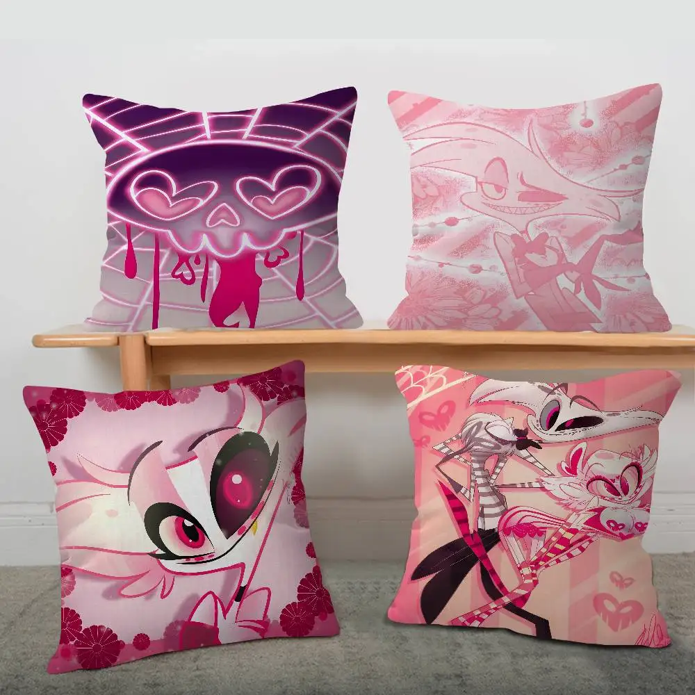 

Наволочка для подушки с изображением персонажа Ангел Даст из аниме H-Hazbin H-Hotel, для гостиной, дивана, домашнего декора, с возможностью индивидуального заказа