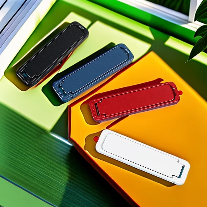 

Ultra-thin Folding Mobile Phone Holder Back Sticker Bracket Desktop Invisible Portable Stand for iPhone 17 16 15 Samsung Xiaomi